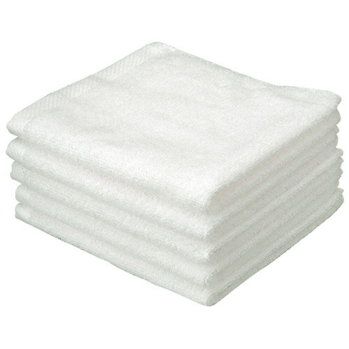 ★ポイント最大16倍★【全国配送可】-エコおしぼりタオル5枚セット ホワイト9512　オーミケン 品番 9512 ..