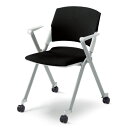 ★8/4-11 P最大27倍★【送料無料】-会議イス M-800 MB-812SE SBK プラス 品番 MB-812SE SBK jtx 39573-【ジョイ...