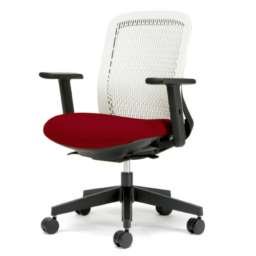 ★ポイント最大16倍★【送料無料】-事務イス Try KD-TR50SEL RD　プラス 品番 KD-TR50SEL RD jtx 39674-【ジョインテックス・JOINTEX】JAN