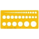 ★ポイント最大16倍★【全国配送可】-テンプレート円定規1-843-0101 内田洋行 品番 1-843-0101 jtx 397871-【ジョインテックス・J...