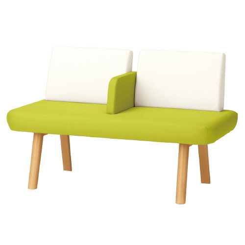 ★ポイント最大16倍★【送料無料】-LS-5000 2人掛け 中肘付 LS-5221AN IV/LMG　プラス 品番 LS-5221AN IV/LMG jtx 40374-【ジョインテックス・JOINTEX】JAN