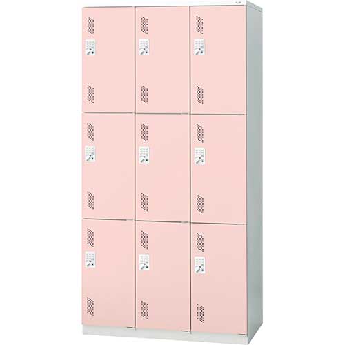 ★ポイント最大16倍★【送料無料】-LZ更衣ロッカーLZ-9T PK プラス 品番 LZ-9T PK jtx 41886-【ジョインテックス・JOINTEX】JAN