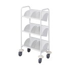 ★ポイント最大16倍★【送料無料】-ブックトラック3段 BT-073 W4 プラス 品番 BT-073 W4 jtx 618979-【ジョインテックス・JOINTEX】JAN