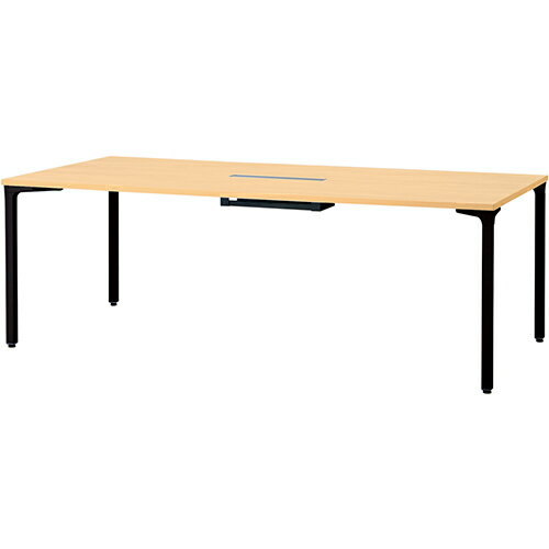 ★7/19-26 P最大27倍★【送料無料】-ロンナ 会議テーブル NN-2110PARH WM/BK　プラス 品番 NN-2110PARH WM/BK jtx 677865-【ジョインテックス・JOINTEX】JAN