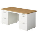 ★7/19-26 P最大27倍★【送料無料】-リード 両袖机 LE-157A-33 T2/W4 プラス 品番 LE-157A-33 T2/W4 jtx 6787...