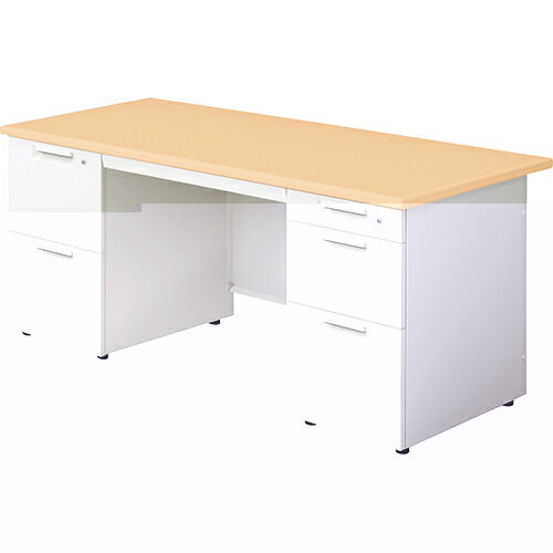 ★ポイント最大16倍★【送料無料】-リード 両袖机 LE-147D-32 WM/W4　プラス 品番 LE-147D-32 WM/W4 jtx 680761-【ジョインテックス・JOINTEX】JAN