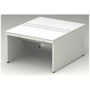 ★5/9-16 P最大27倍★【送料無料】-両面デスク ベースセット ST-127SH-B WS/W4 プラス 品番 ST-127SH-B WS/W4 jtx ...
