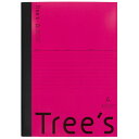 ★8/4-11 P最大27倍★【全国配送可】-Trees B5 A罫 30枚 ピンク 日本ノート 品番 UTR3AP jtx 749780-【ジョインテックス・...