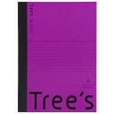★8/4-11 P最大27倍★【全国配送可】-Trees B5 A罫 30枚 パープル 日本ノート 品番 UTR3APU jtx 749781-【ジョインテック...