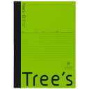 ★8/4-11 P最大27倍★【全国配送可】-Trees B5B罫30枚ライトグリーン 日本ノート 品番 UTR3BLG jtx 749790-【ジョインテック...