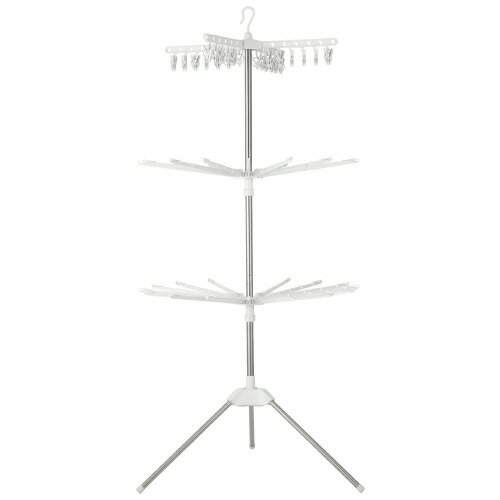 ★ポイント最大16倍★【全国配送可】-ステンレス室内物干し パラソル3段　アイリス 品番 CLS-173R jtx 75..