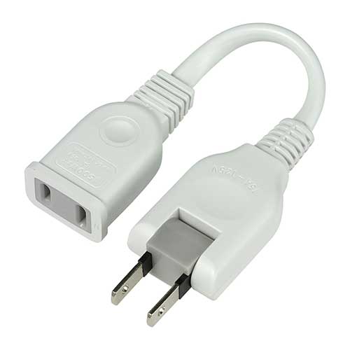 ★ポイント最大16倍★【全国配送可】-ちょっとコード10cm W-1501B(W) 朝日電器 品番 W-1501B(W) jtx 763669-【ジョインテック...