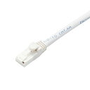 ★ポイント最大16倍★【全国配送可】-LANケーブルCat6A 1m 白 LD-GPAT/WH1/RS エレコム 品番 LD-GPAT/WH1/RS jtx 7...