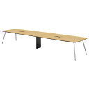 ★ポイント最大16倍★【送料無料】-インテオ 会議テーブル IN-4812RBH-N LW/P プラス 品番 IN-4812RBH-N LW/P jtx 776...