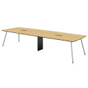 ★ポイント最大16倍★【送料無料】-インテオ 会議テーブル IN-3612RBH-N LW/P プラス 品番 IN-3612RBH-N LW/P jtx 776...