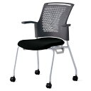 ★ポイント最大16倍★【送料無料】-会議イス チェダーC MB-W63S2H BK プラス 品番 MB-W63S2H BK jtx 796195-【ジョインテックス・JOINTEX】JAN 4977564789633