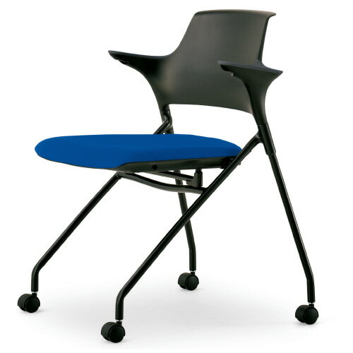 ★ポイント最大16倍★【送料無料】-会議イス NEWMAL MB-NM60S2 BL　プラス 品番 MB-NM60S2 BL jtx 796220-【ジョインテックス・JOINTEX】JAN 4977564789886