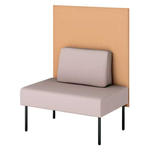 ★ポイント最大16倍★【送料無料】-WFsofa Hi1.5人パネル無LS-WFS0912S PK　プラス 品番 LS-WFS0912S PK jtx 80264-【ジョインテックス・JOINTEX】JAN