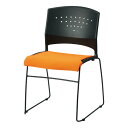 ★ポイント最大16倍★【全国配送可】-会議イス GK-C10R オレンジ JTX 品番 GK-C10R OR jtx 851454-【ジョインテックス・JOINTEX】JAN