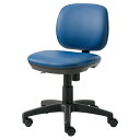 ★ポイント最大16倍★【送料無料】-事務イス KC-JF62NL ブルー レザー張り プラス 品番 KC-JF62NL BL jtx 868776-【ジョインテ...