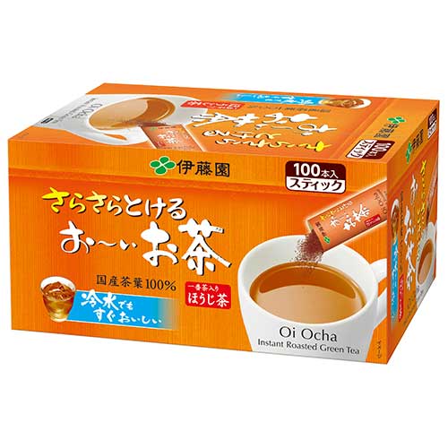楽天【文具の月島堂】楽天市場店★ポイント最大16倍★【全国配送可】-※お〜いお茶 さらさらほうじ茶0.8g×100本　伊藤園 品番 jtx 870836-【ジョインテックス・JOINTEX】JAN 4901085123065 メーカー在庫品