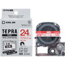 ★7/19-26 P最大27倍★【全国配送可】-テプラPROテープマグネット 白に赤字SJ24SR キングジム 品番 SJ24SR jtx 871511-【ジョ...