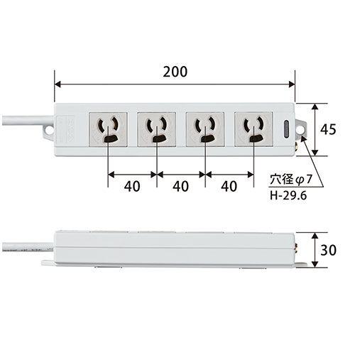 ★6/22-27 P最大27倍★【全国配送可】-OAタップ4個口 T-ECOH3450NM 5m　エレコム 品番 T-ECOH3450NM jtx 879174-【ジョインテックス・JOINTEX】JAN 4953103191334 メーカー在庫品