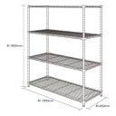 ★ポイント最大16倍★【送料無料】-☆ワイヤーシェルフ161245 B1848-63-4W エレクター 品番 B1848-63-4W jtx 150307-【ジョインテックス・JOINTEX】JAN メーカー在庫品