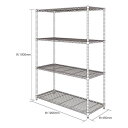 ★ポイント最大16倍★【送料無料】-★ワイヤーシェルフ191245 B1848-74-4W エレクター 品番 B1848-74-4W jtx 150321-【ジョインテックス・JOINTEX】JAN