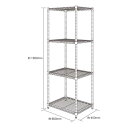 ★ポイント最大16倍★【送料無料】-☆ワイヤーシェルフ196045 B1824-74-4W エレクター 品番 B1824-74-4W jtx 150324-【ジョインテックス・JOINTEX】JAN メーカー在庫品