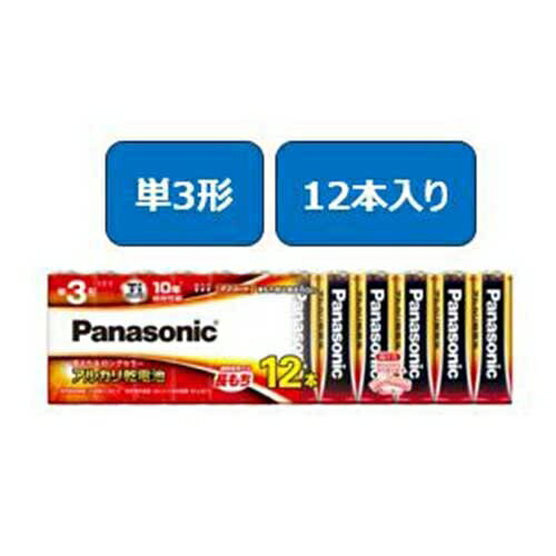 ★ポイント最大16倍★【全国配送可】-アルカリ乾電池 単3 12本 LR6XJ/12SW パナ 品番 LR6XJ/12SW jtx 160390-【ジョインテックス・JOINTEX】JAN 4984824719835