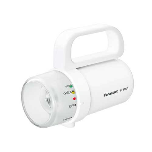 ★ポイント最大16倍★【全国配送可】-残量チェック機能付き電池がどれでもライト　パナ 品番 BF-BM20P-W jtx 205664-【ジョインテックス・JOINTEX】JAN 4549980758694