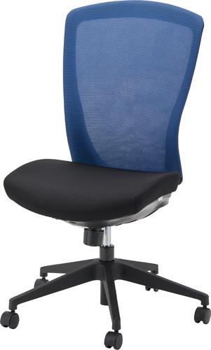 ★ポイント最大16倍★【送料・組立・設置が無料】-(Z−TAR2000−B1N)ラフィナートネット2チェア　肘なし　ブルー　CLOVEkaf007007 ●土曜日にも配送可！（日祝除く）●個人様お届け可能！-【お買い得商品】