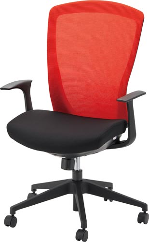 ★2/19-23 P最大27倍★【全国配送可】-(セット)ラフィナートネット2チェア　肘付　レッド　CLOVEkaf007015 ●土曜日にも配送可！（日祝除く）●個人様お届け可能！-【お買い得商品】