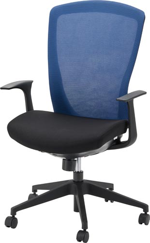 ★8/4-11 P最大27倍★【送料・組立・設置が無料】-(Z−TAR2002−B1N)ラフィナートネット2チェア　肘付ブルー4脚以上　CLOVEkaf007039 ●土曜日にも配送可！（日祝除く）●個人様お届け可能！-【お買い得商品】