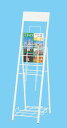 ★ポイント最大16倍★【全国配送可】-(LFD2410TW)パンフレットスタンド 5段1列 F.M.Lkaf002207 ●土曜日にも配送可!(日祝除く)●個人様お届け可能!-【お買い得商品】