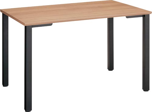 ★ポイント最大16倍★【送料・組立・設置が無料】-(TAS−1280−KDBBK)タップテーブルW1200D800ブラウン脚BK　株式会社Y2Kkaf008468 ●土曜日にも配送可！（日祝除く）●個人様お届け可能！-【お買い得商品】