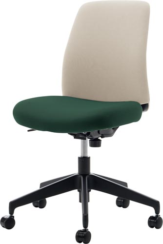 ★2/4-10 P最大27倍★【送料・組立・設置が無料】-(C02−B102CU−BKQ6M11)オプティローチェア　背Hブラウン座Dグリーン　黒脚　コクヨ株式会社kaf009616 ●土曜日にも配送可！（日祝除く）●個人様お届け可能！-【お買い得商品】