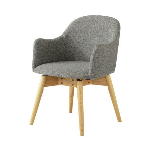 ★2/19-23 P最大27倍★【全国配送可】-(KRM−020GY)カラメリ回転式チェア　グレー　東谷株式会社kaf010972 ●土曜日にも配送可！（日祝除く）●個人様お届け可能！-【お買い得商品】