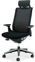 ★ポイント最大16倍★【送料無料】- 事務用回転イス インスパインヘッドレスト CR-GA2515E6GME6-V ブラック/ブラック 62758697 コクヨ...