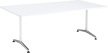 ★ポイント最大16倍★【送料無料】- 会議テーブル　ジュート　角天板　T字ポリ MT-JTTR211PMAW ホワイト 62386722 コクヨ kokuyo -【コクヨ家具】