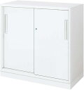 ★ポイント最大16倍★【送料無料】- システム収納 エディア 2枚引き違い戸 BWU-HD238SSAWNN ホワイト 62749886 コクヨ kokuyo ...