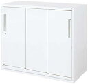 ★ポイント最大16倍★【送料無料】- システム収納 エディア 3枚引き違い戸 BWU-HD339SAWN ホワイト 62750363 コクヨ kokuyo -【...