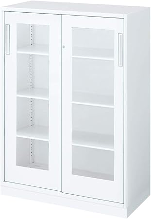 ★7/4-11 P最大27倍★【送料無料】- システム収納　エディア　ガラス引き違い戸 BWU-HGD269SAWNN ホワイト 63873368 コクヨ kokuyo -【コクヨ家具】