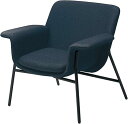 ★ポイント最大16倍★【送料無料】- ラウンジチェア ノーション ローバック CN-105E6AGY5J ブラック/ナイトブルー 64446714 コクヨ kokuyo -【コクヨ家具】