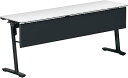 ★ポイント最大16倍★【送料無料】- フラップテ−ブル カ−ム 棚なし 幕板付 KT-PJ1400E6CPAWNN ブラック/ホワイト ...