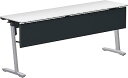 ★ポイント最大16倍★【送料無料】- フラップテ−ブル カ−ム 棚なし 幕板付 KT-PJ1400P81PAWNN フラットシルバー/ホ...