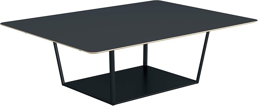 ★ポイント最大16倍★【送料無料】- ラウンジテーブル　リージョン　ボックス脚 LT-RG2418ME6AF66 ブラック／チャコール 64580579 コクヨ kokuyo -【コクヨ家具】