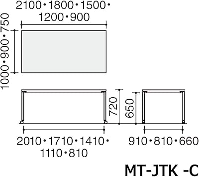 ★ポイント最大16倍★【送料無料】- 会議テーブル ジュート 角形天板 4本塗 MT-JTK129SAWMAW-CN ホワイト/ホワイト 64830841 コクヨ kokuyo -【コクヨ家具】 [3]