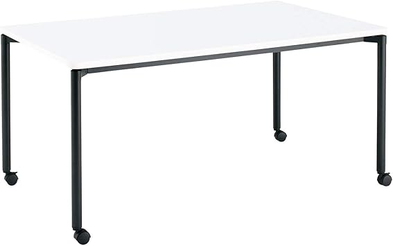 ★7/4-11 P最大27倍★【送料無料】- 会議テーブル　ジュート　角形天板　4本塗 MT-JTMR159E6MAW-CN ブラック／ホワイト 64832319 コクヨ kokuyo -【コクヨ家具】